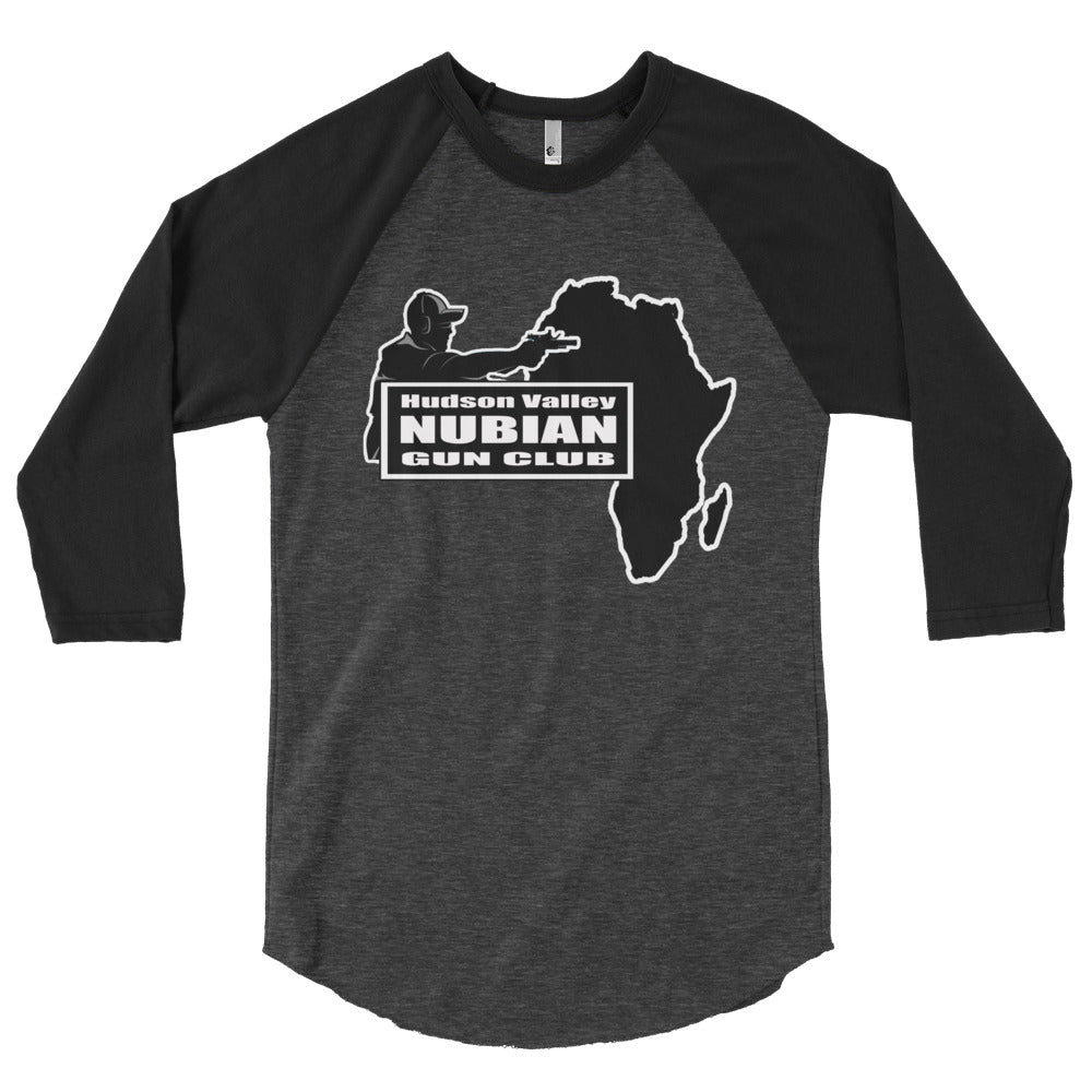 Hudson Valley Nubian Gun Club™ 3/4 sleeve raglan shirt-Africa
